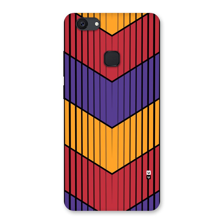 Angular Stripes Back Case for Vivo V7 Plus