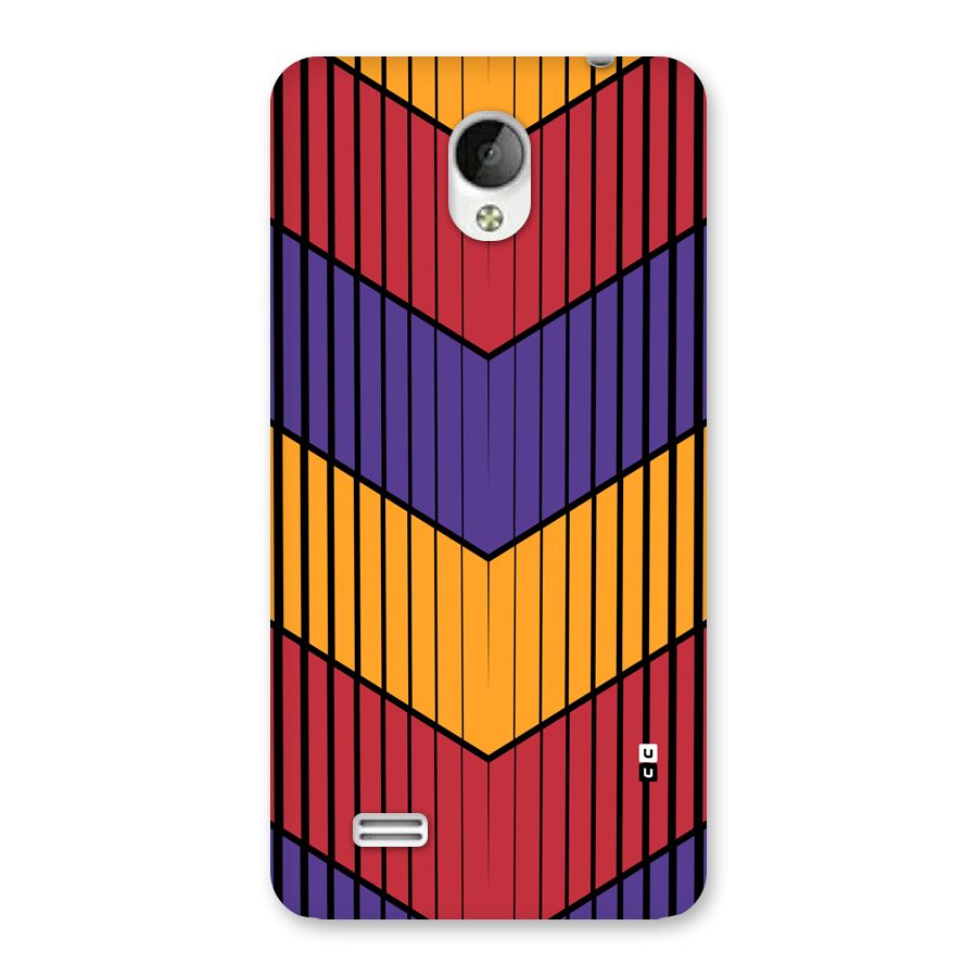 Angular Stripes Back Case for Vivo Y21