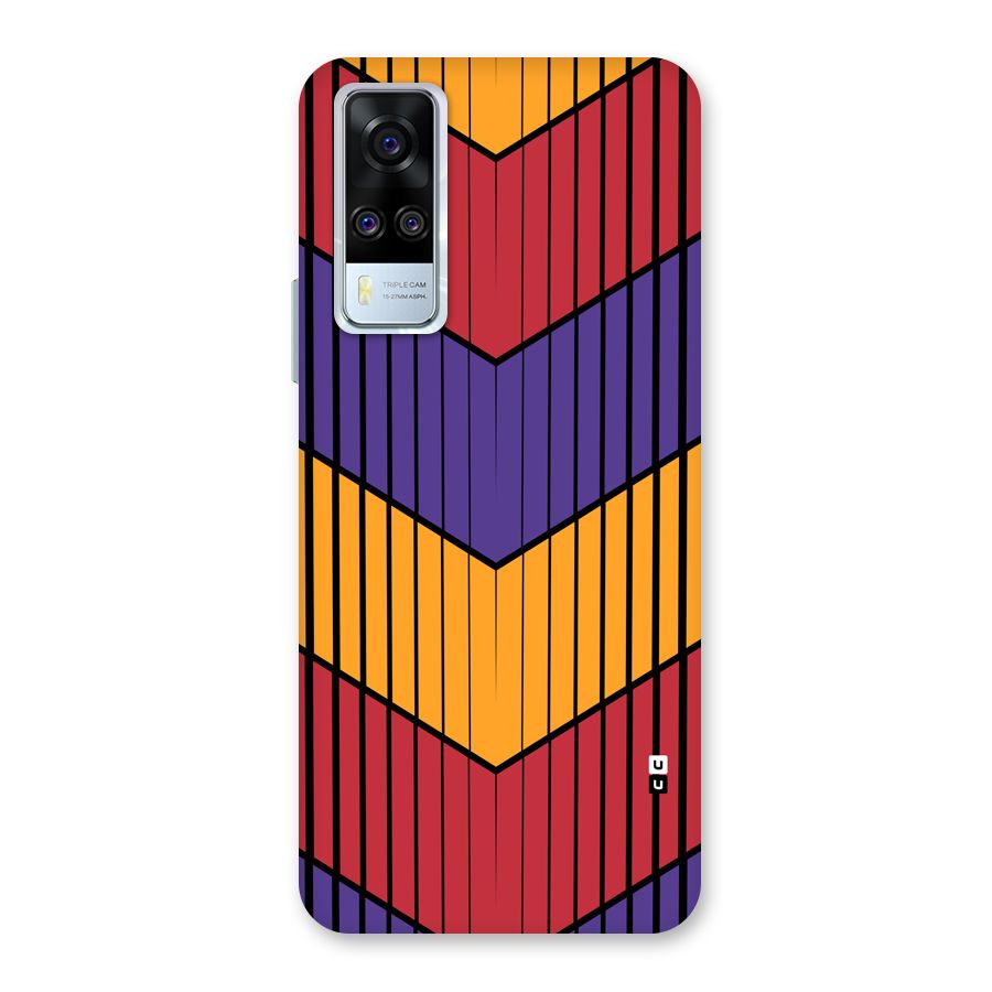 Angular Stripes Back Case for Vivo Y31