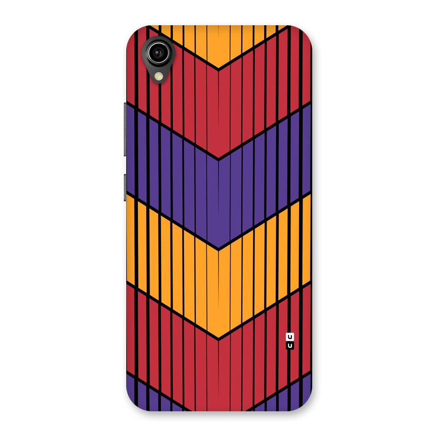 Angular Stripes Back Case for Vivo Y90