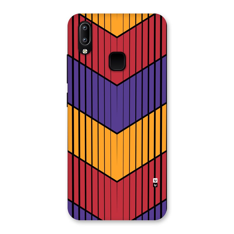 Angular Stripes Back Case for Vivo Y95