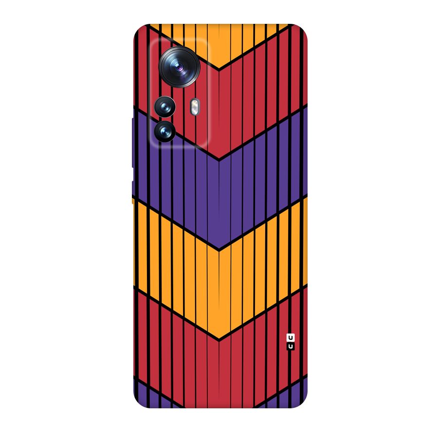 Angular Stripes Back Case for Xiaomi 12 Pro