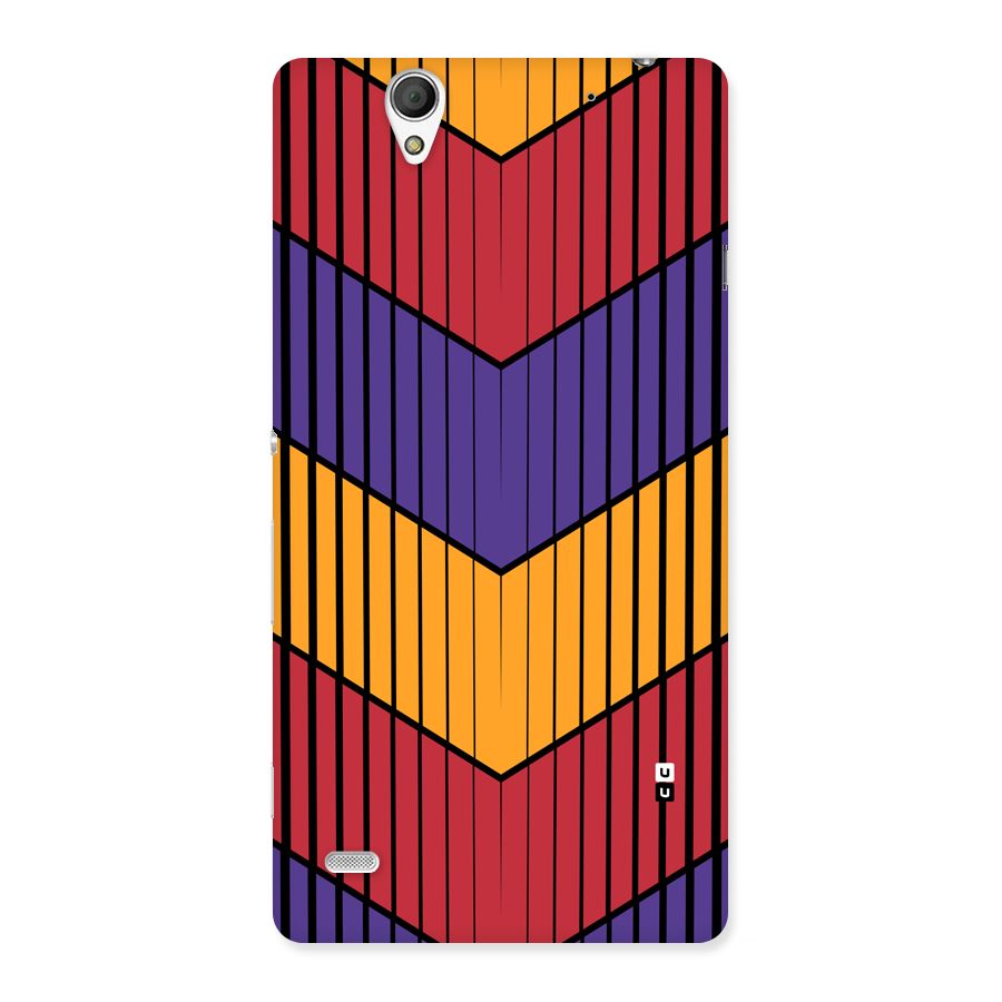 Angular Stripes Back Case for Xperia C4