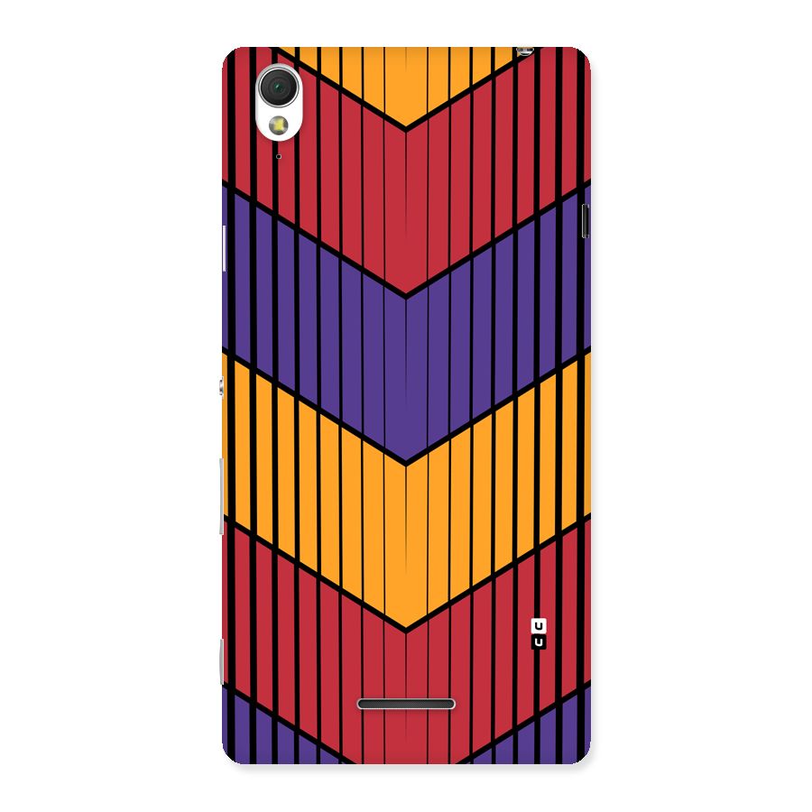 Angular Stripes Back Case for Xperia T3