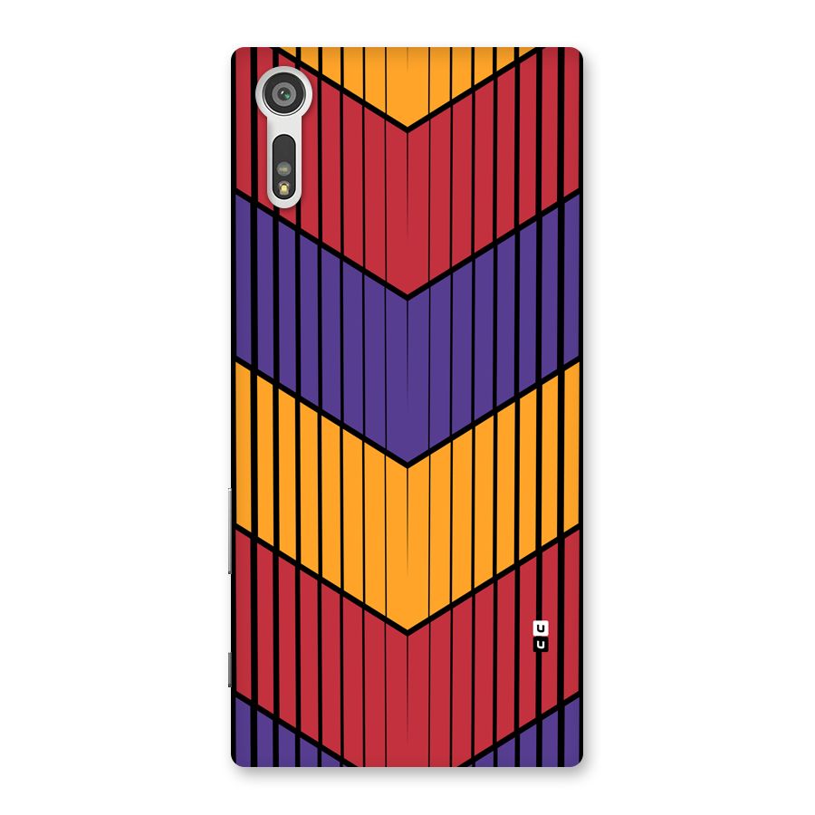 Angular Stripes Back Case for Xperia XZ
