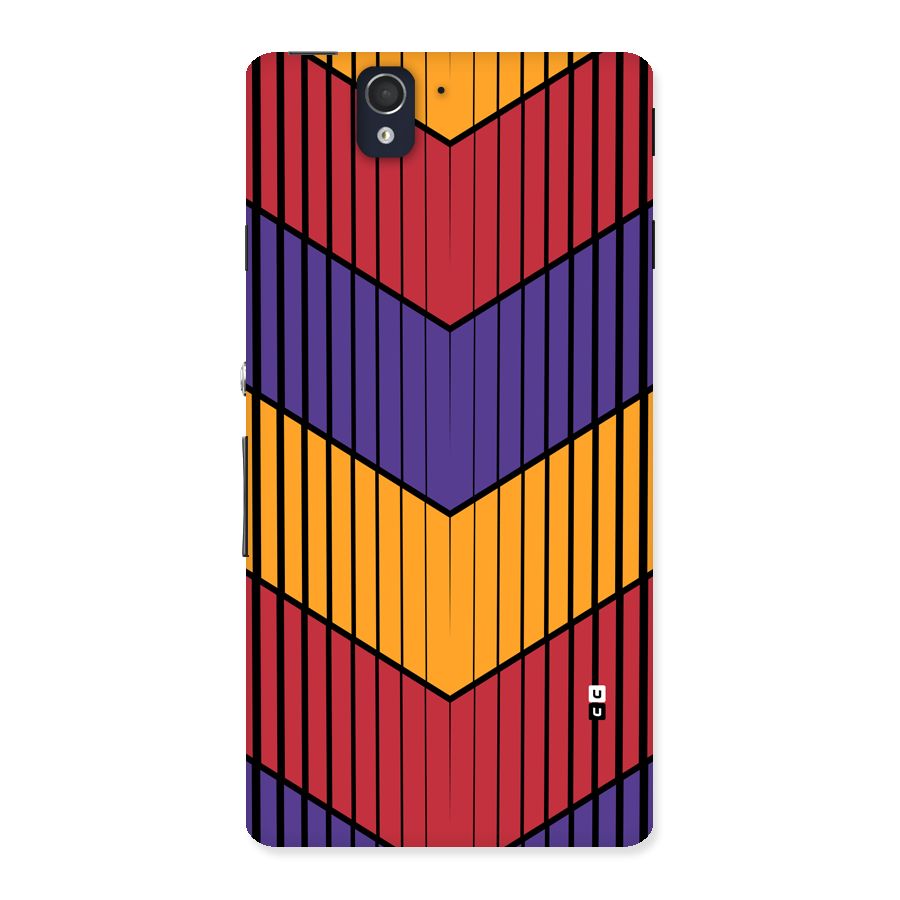 Angular Stripes Back Case for Xperia Z