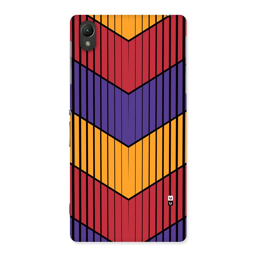 Angular Stripes Back Case for Xperia Z2