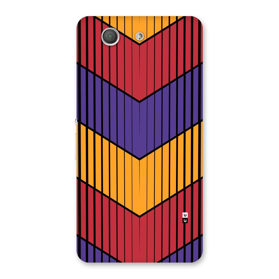 Angular Stripes Back Case for Xperia Z3 Compact