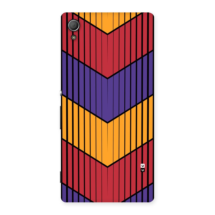 Angular Stripes Back Case for Xperia Z4