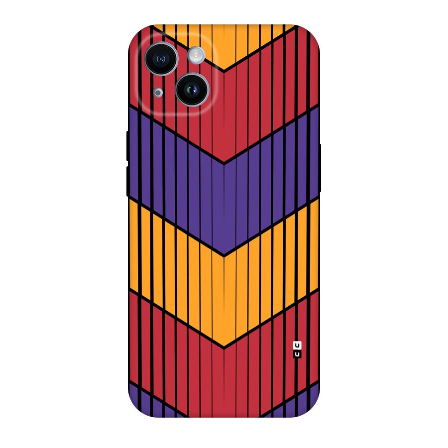 Angular Stripes Back Case for iPhone 14