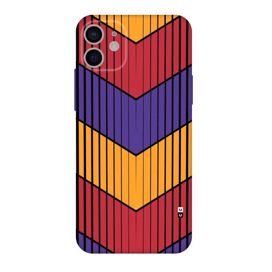 Angular Stripes Back Case for iPhone 11
