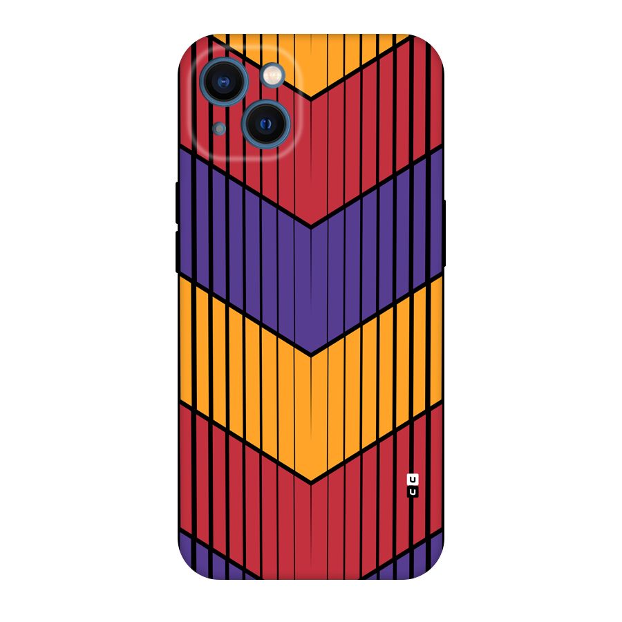 Angular Stripes Back Case for iPhone 13