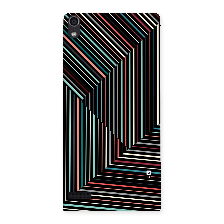 Angulars Stripes Back Case for Ascend P6
