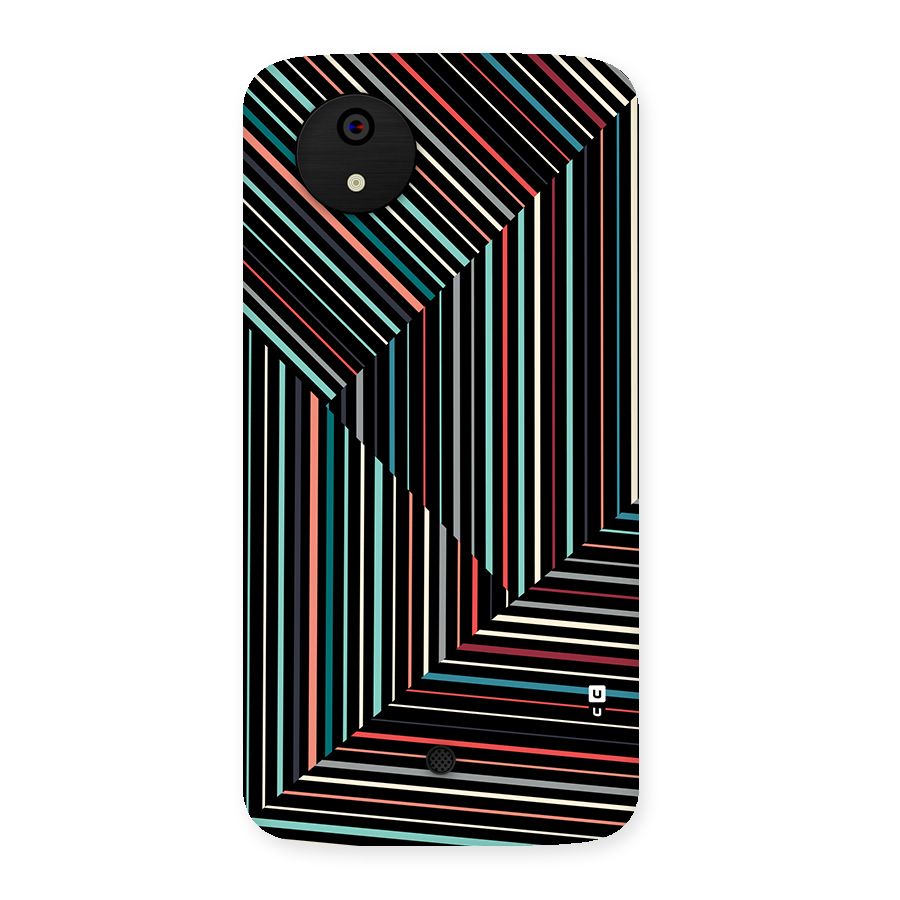 Angulars Stripes Back Case for Canvas A1  AQ4501