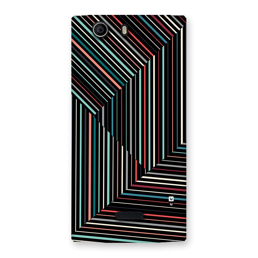 Angulars Stripes Back Case for Canvas Nitro 2 E311