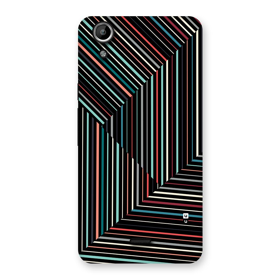 Angulars Stripes Back Case for Canvas Selfie Lens Q345
