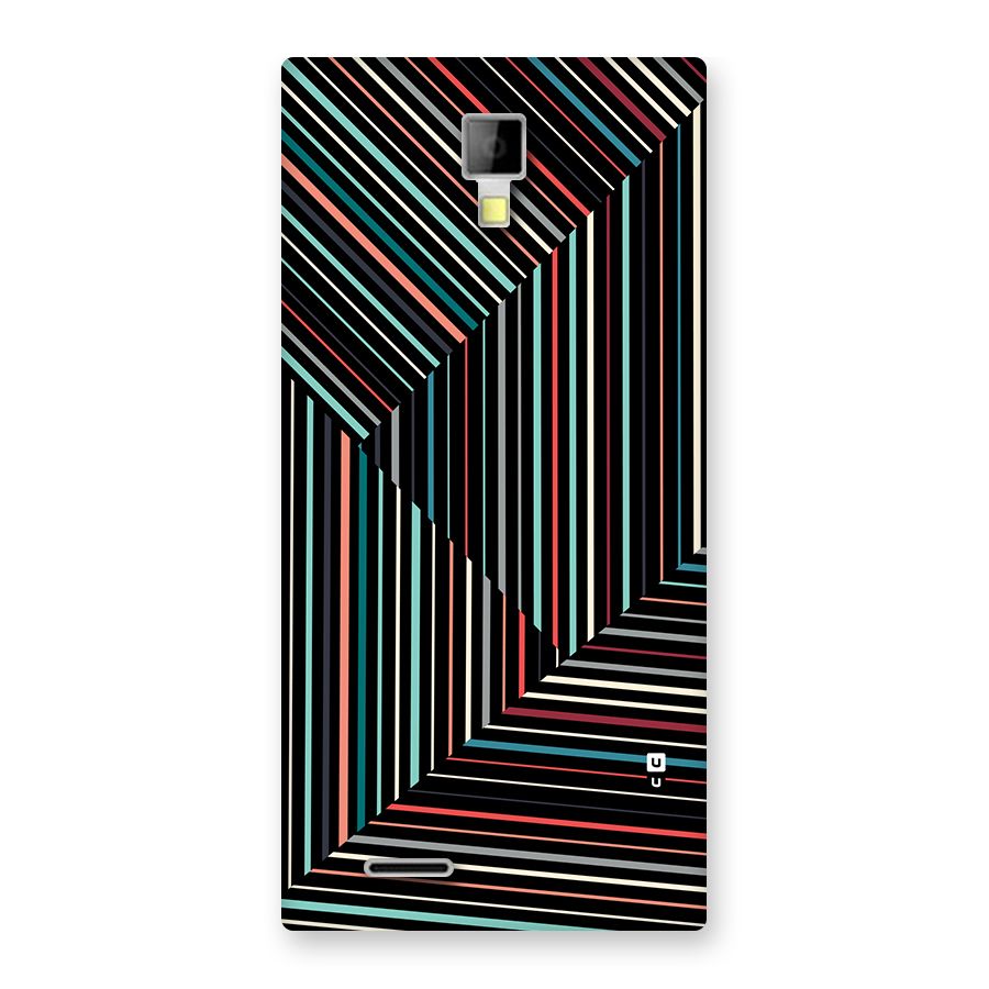 Angulars Stripes Back Case for Canvas Xpress A99