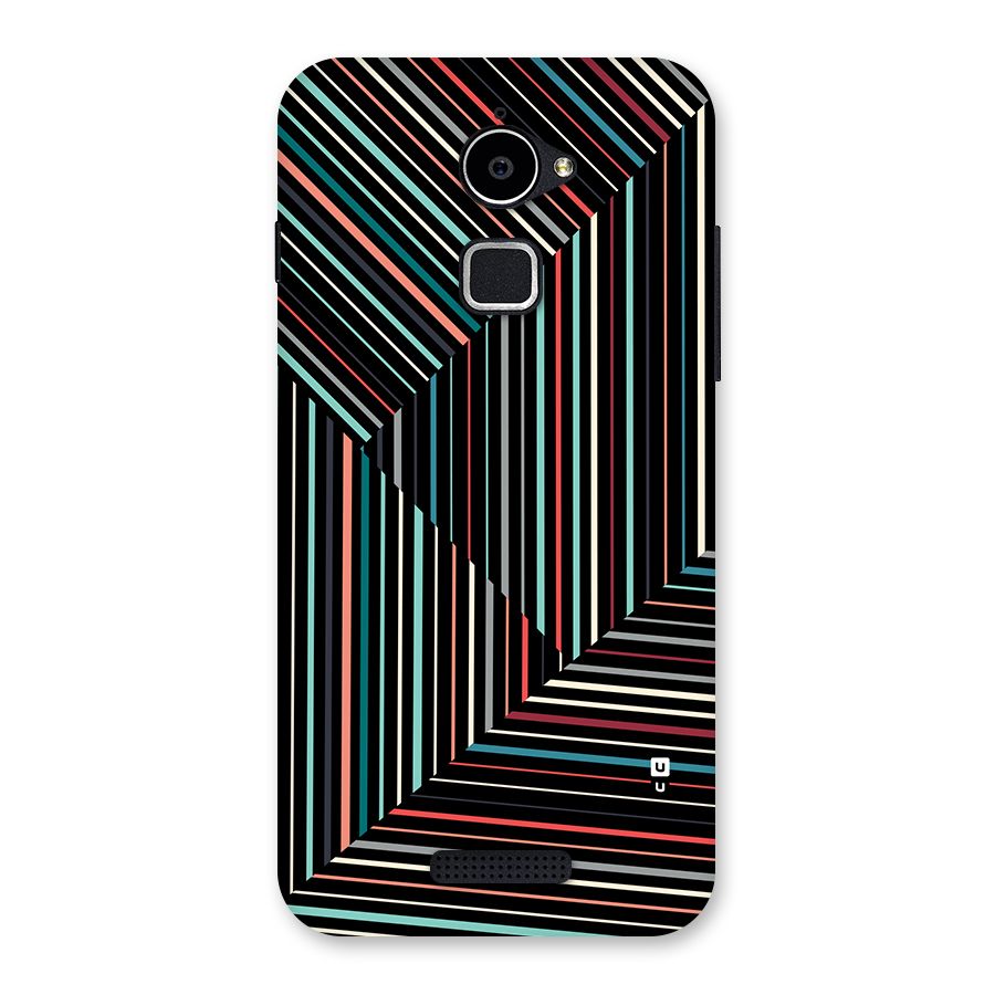 Angulars Stripes Back Case for Coolpad Note 3 Lite