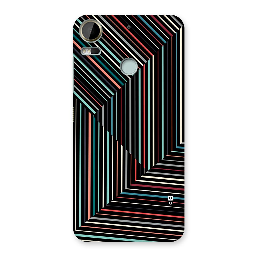 Angulars Stripes Back Case for Desire 10 Pro