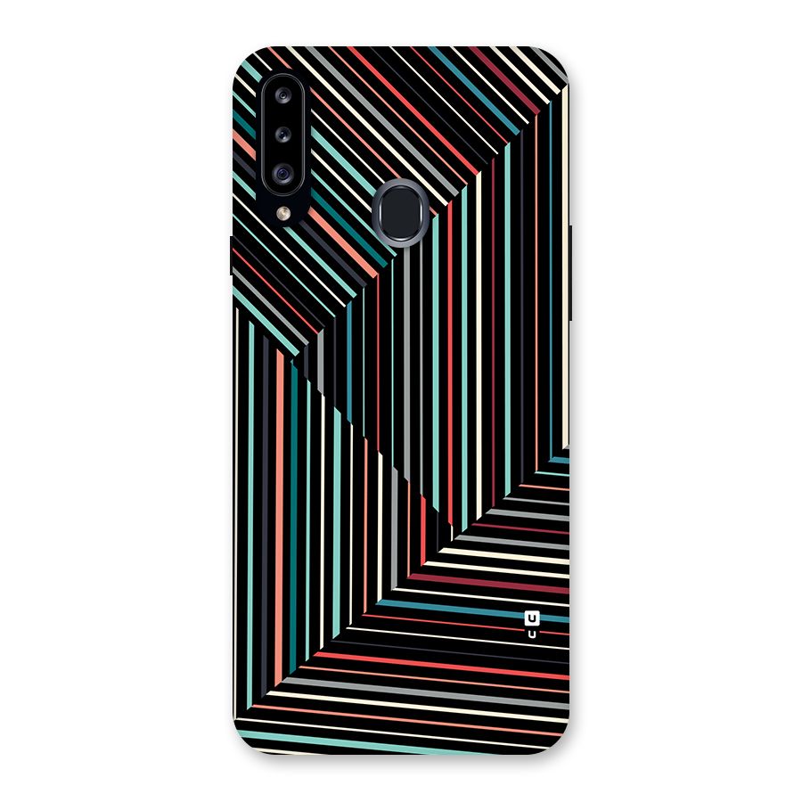 Angulars Stripes Back Case for Galaxy A20s