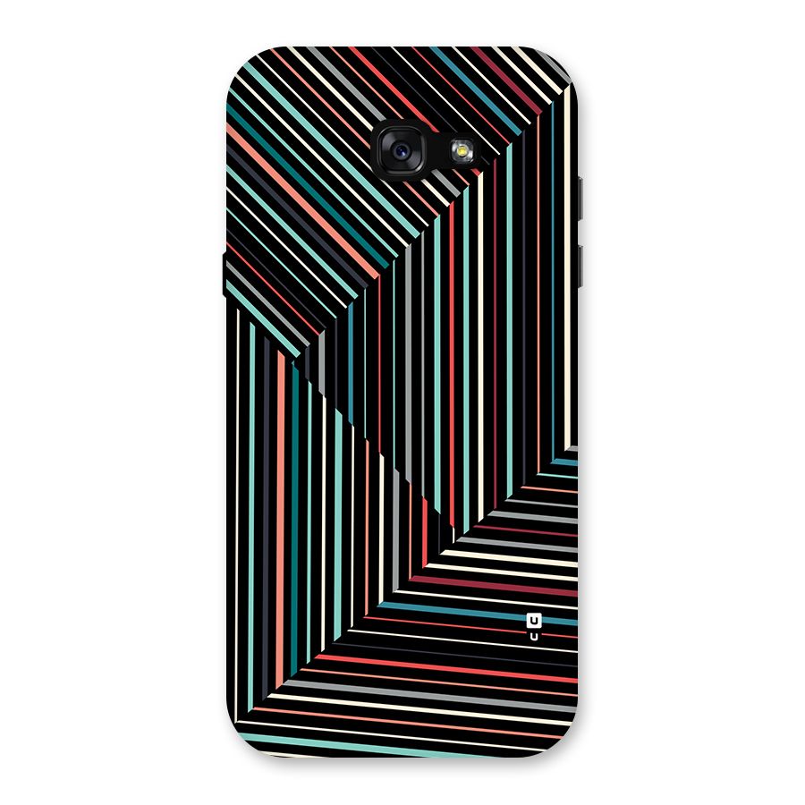 Angulars Stripes Back Case for Galaxy A7 (2017)