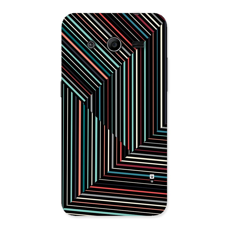 Angulars Stripes Back Case for Galaxy Core 2