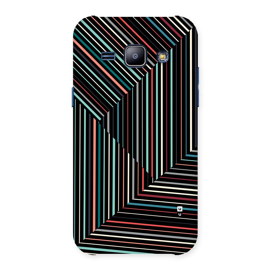 Angulars Stripes Back Case for Galaxy J1