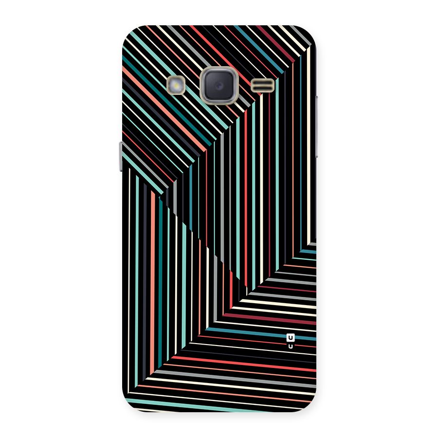 Angulars Stripes Back Case for Galaxy J2