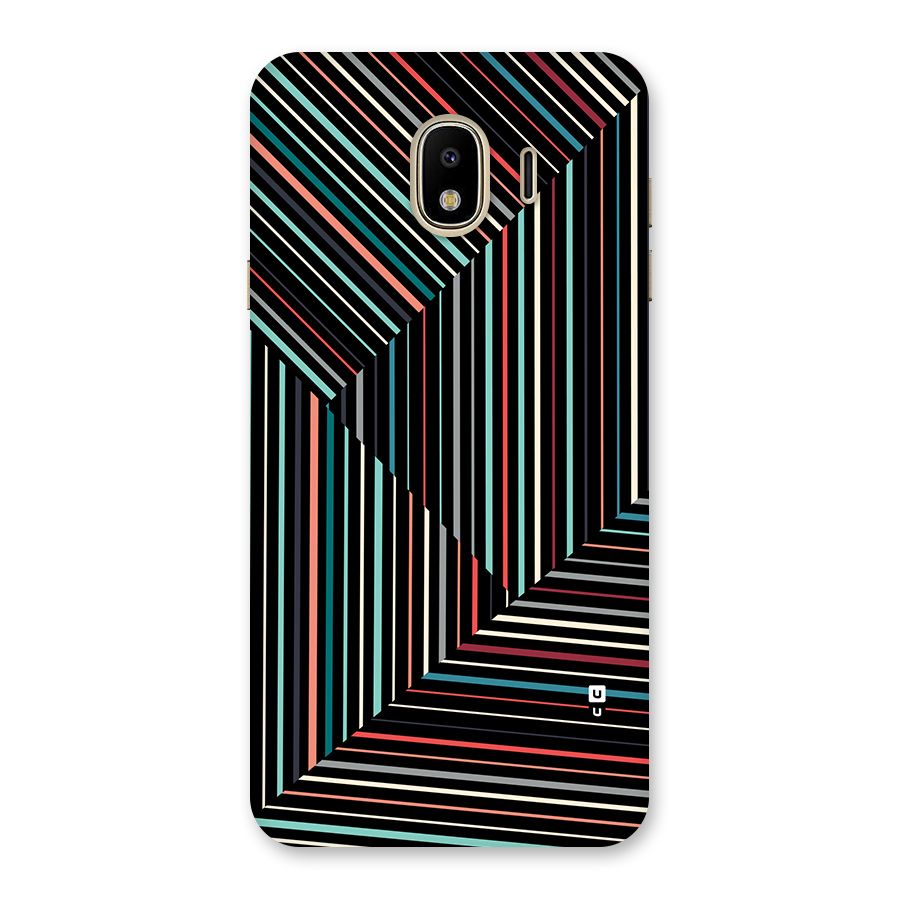 Angulars Stripes Back Case for Galaxy J4