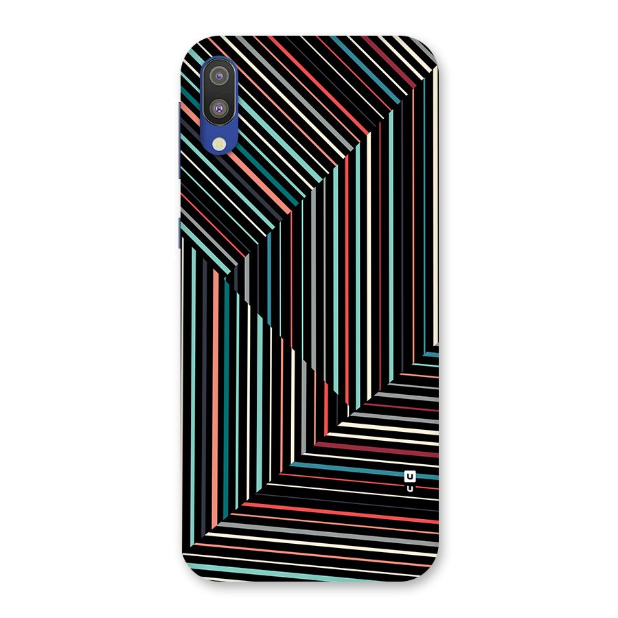 Angulars Stripes Back Case for Galaxy M10