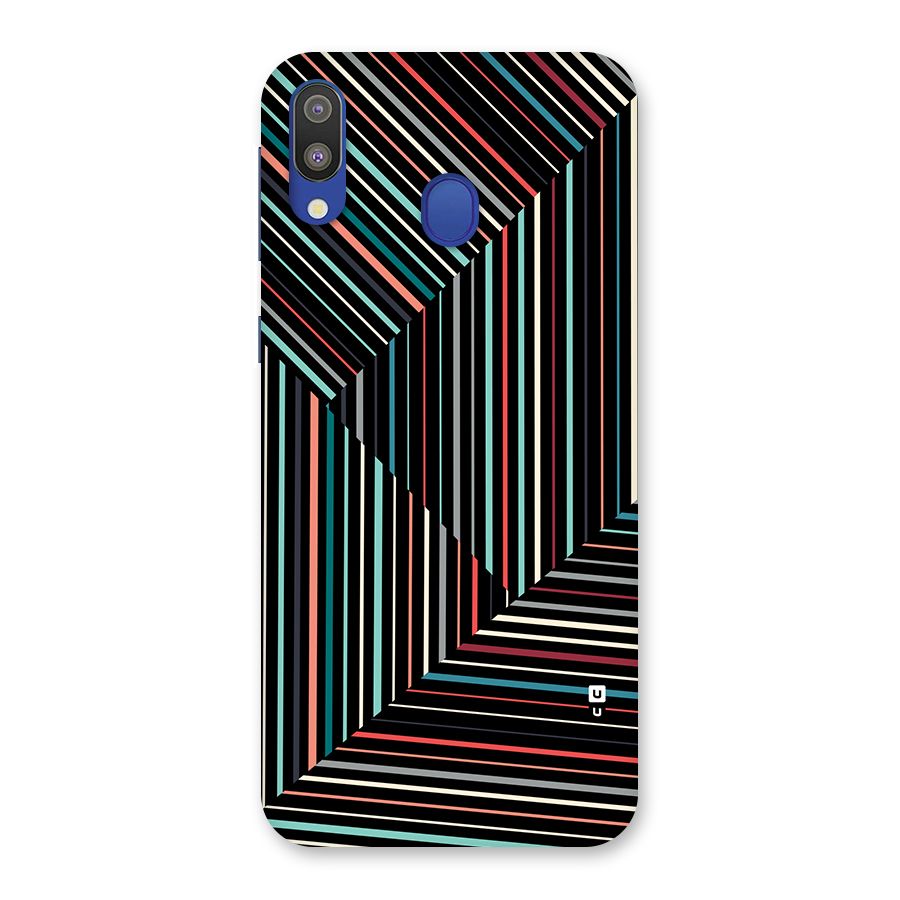 Angulars Stripes Back Case for Galaxy M20