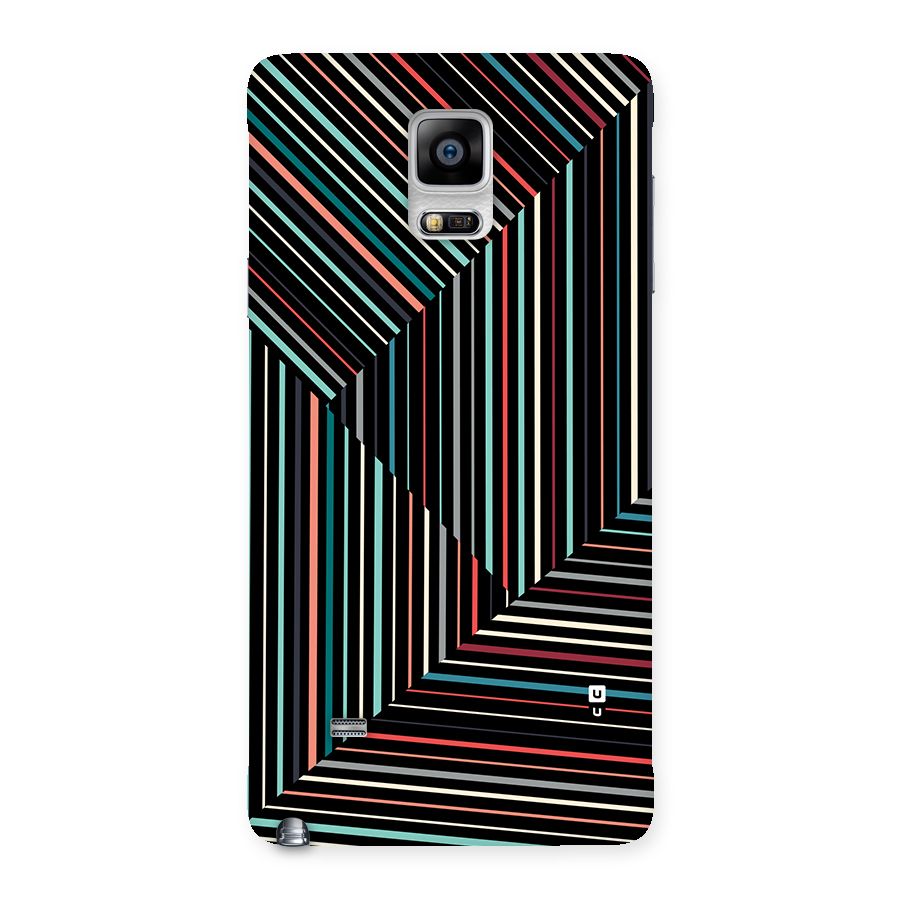 Angulars Stripes Back Case for Galaxy Note 4