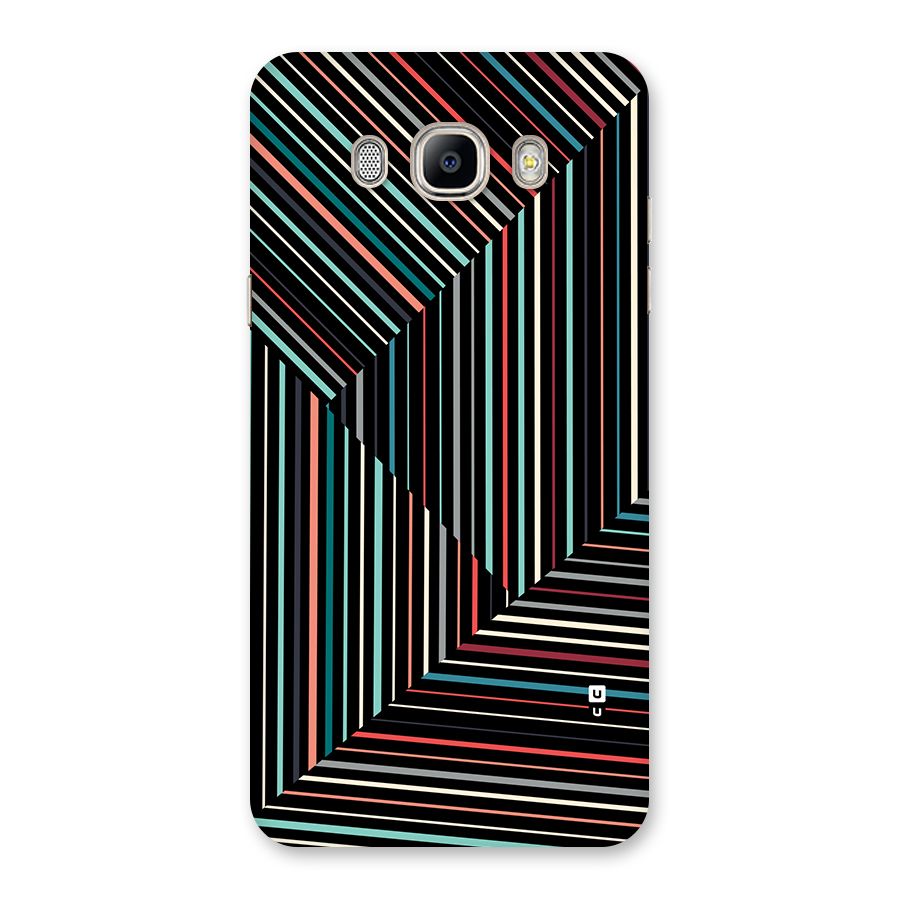 Angulars Stripes Back Case for Galaxy On8