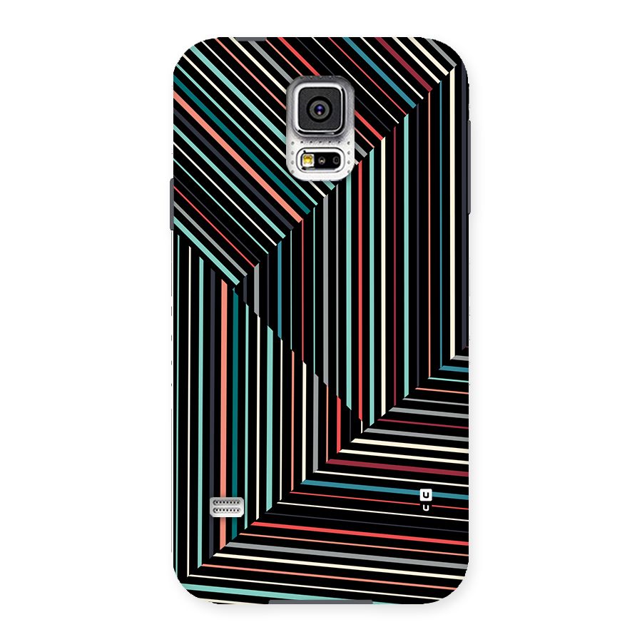 Angulars Stripes Back Case for Galaxy S5