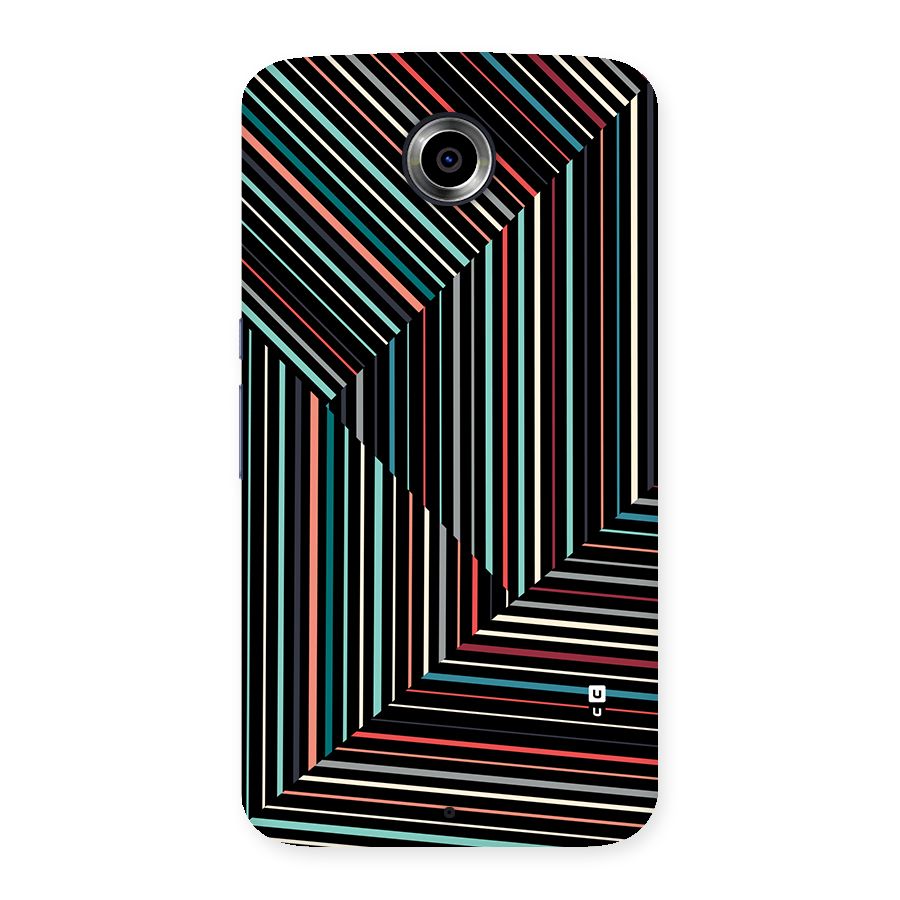 Angulars Stripes Back Case for Google Nexus 6
