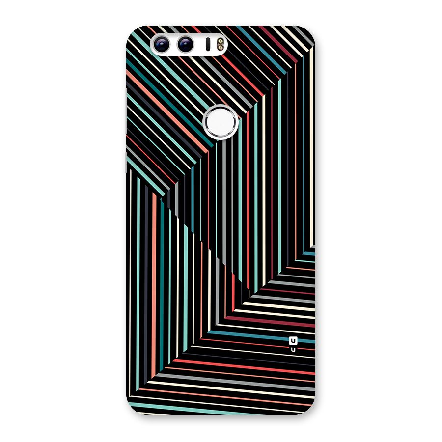 Angulars Stripes Back Case for Honor 8