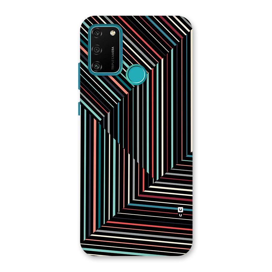 Angulars Stripes Back Case for Honor 9A