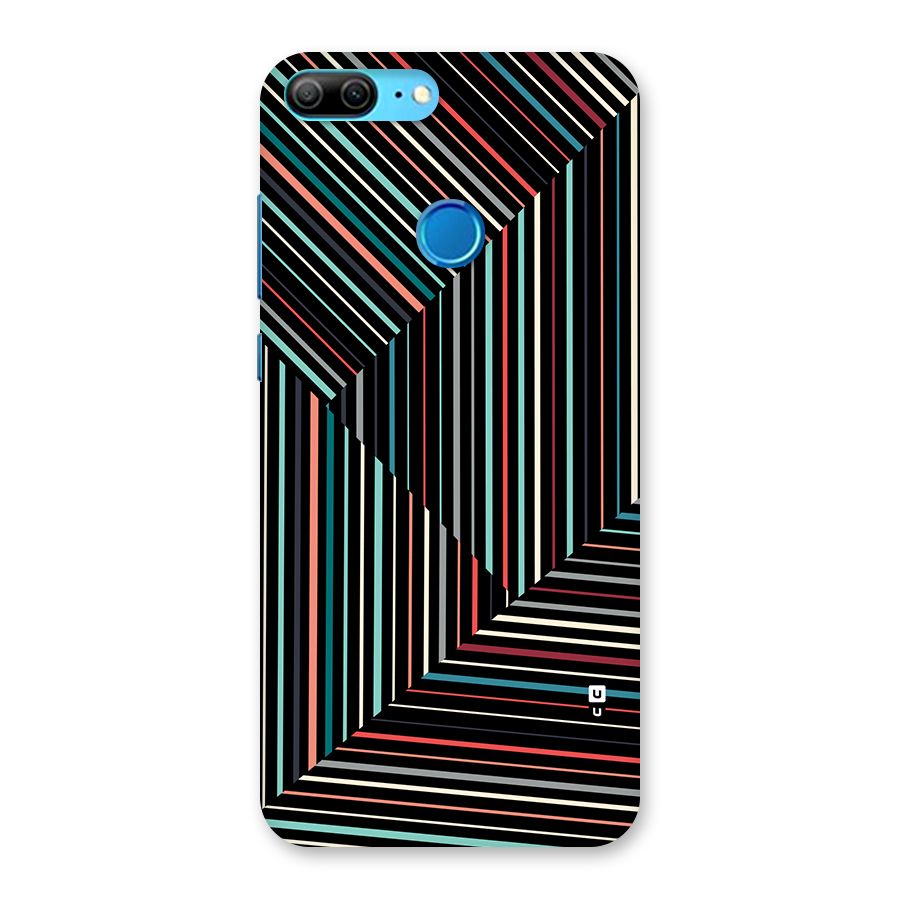 Angulars Stripes Back Case for Honor 9 Lite