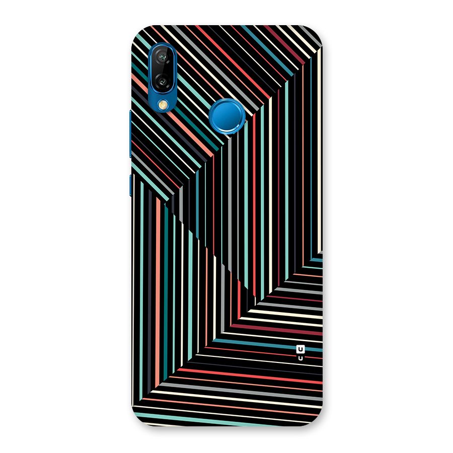 Angulars Stripes Back Case for Huawei P20 Lite