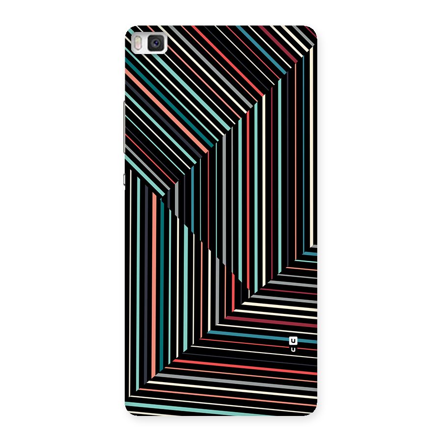 Angulars Stripes Back Case for Huawei P8