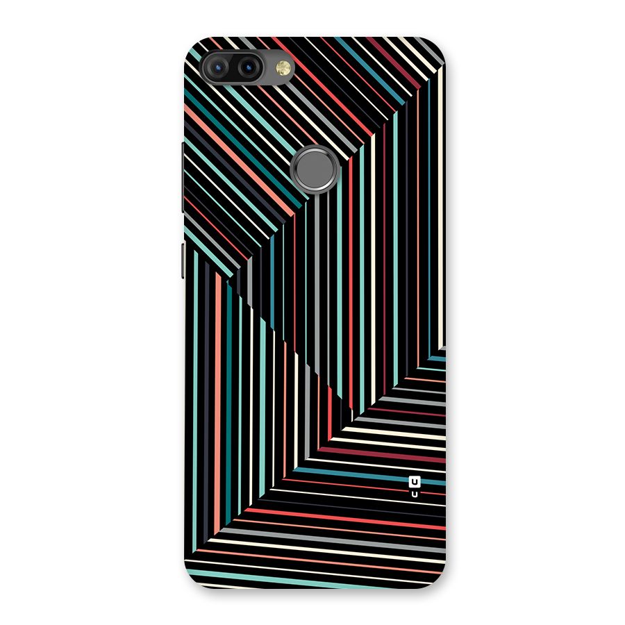 Angulars Stripes Back Case for Infinix Hot 6 Pro