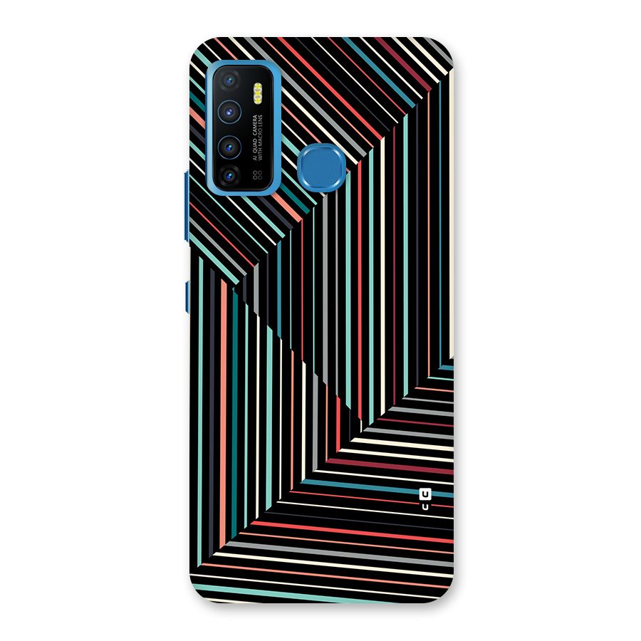 Angulars Stripes Back Case for Infinix Hot 9