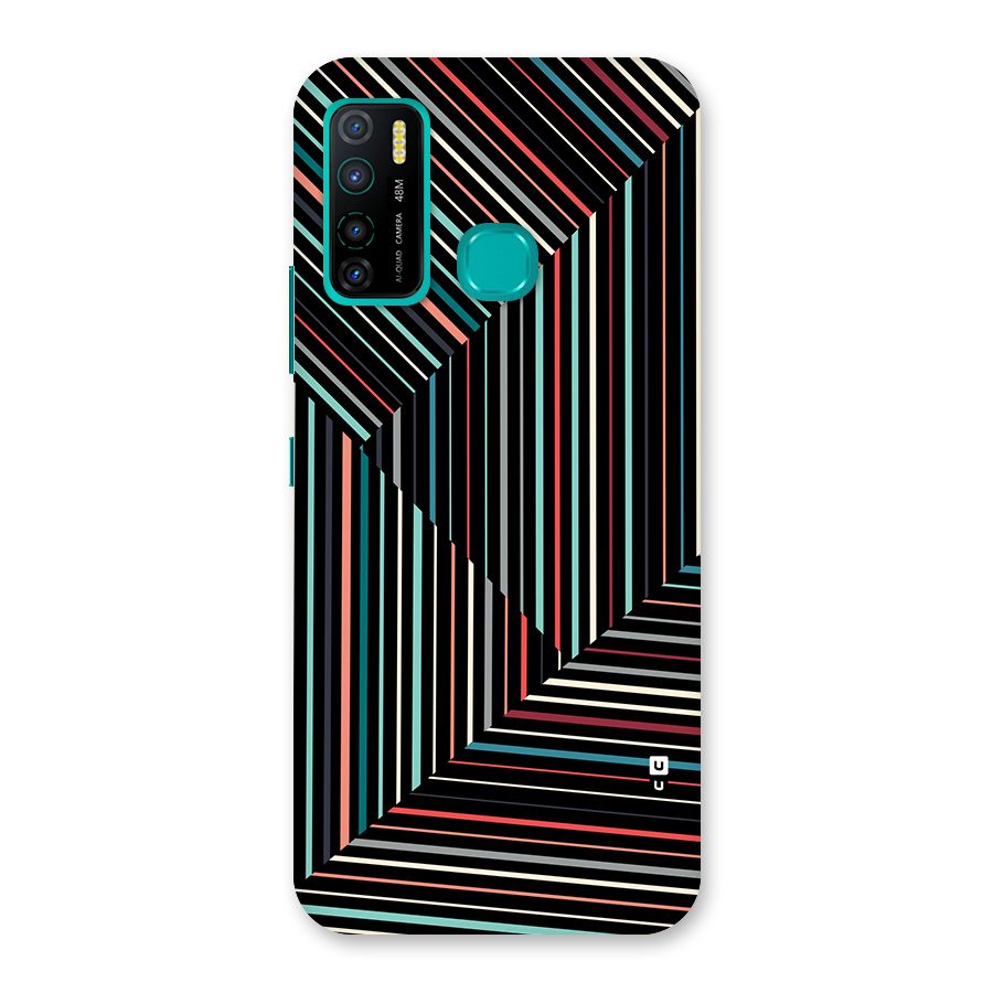 Angulars Stripes Back Case for Infinix Hot 9 Pro
