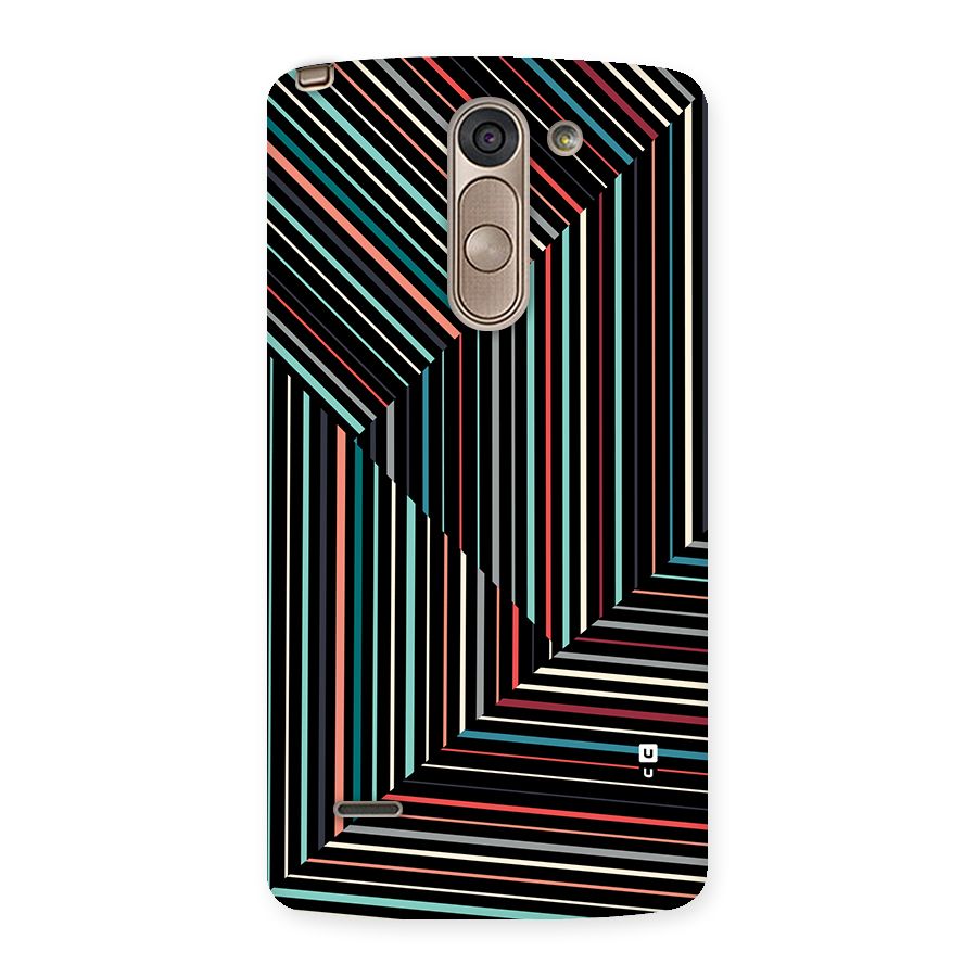Angulars Stripes Back Case for LG G3 Stylus