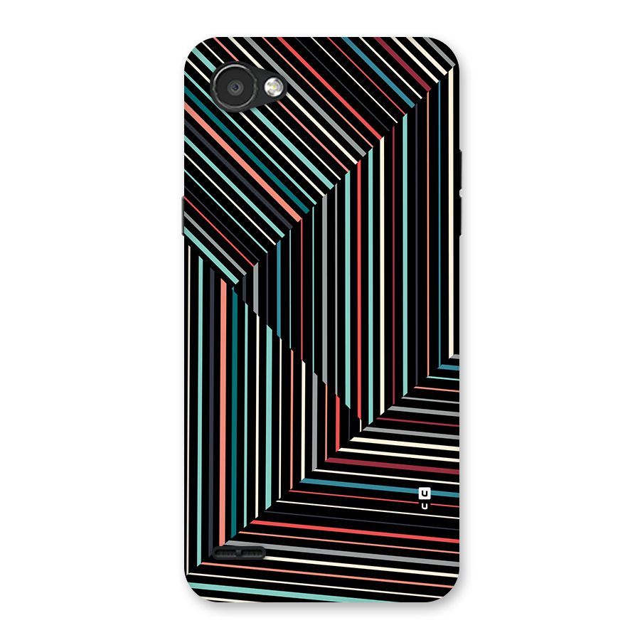 Angulars Stripes Back Case for LG Q6