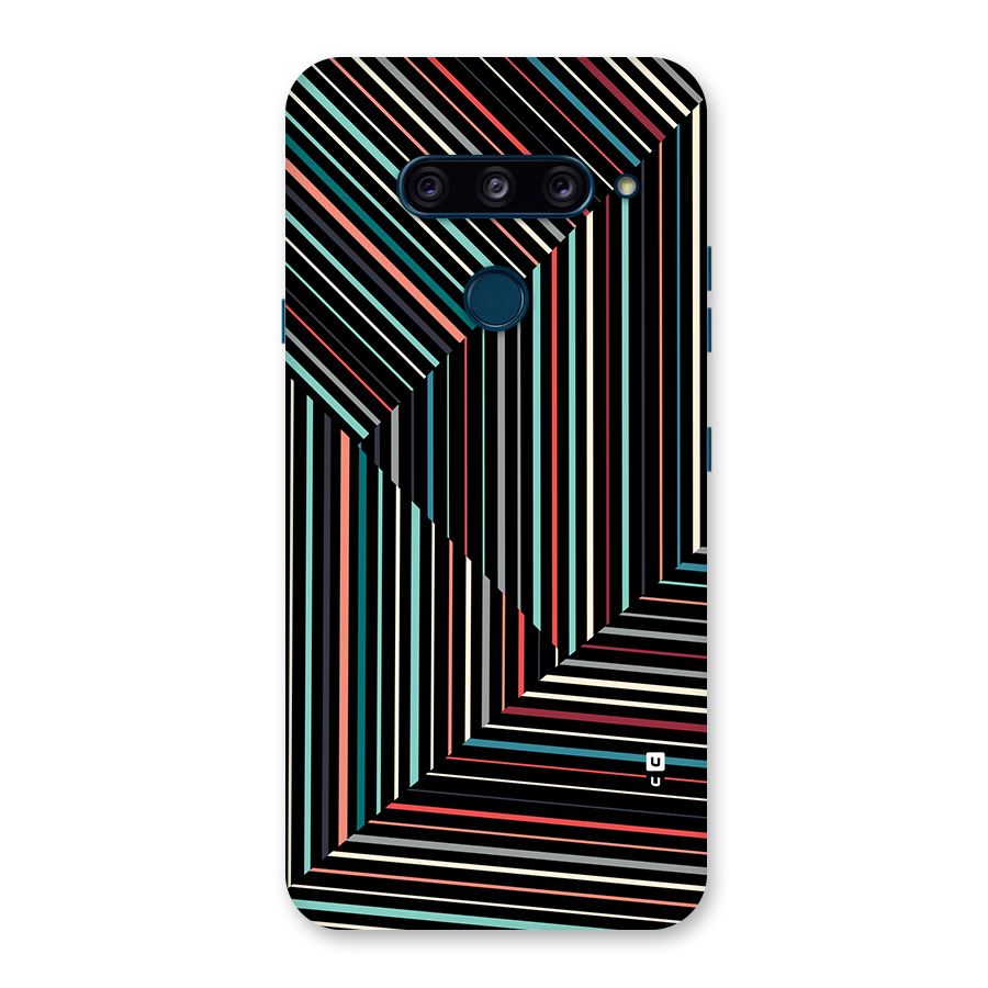Angulars Stripes Back Case for LG  V40 ThinQ