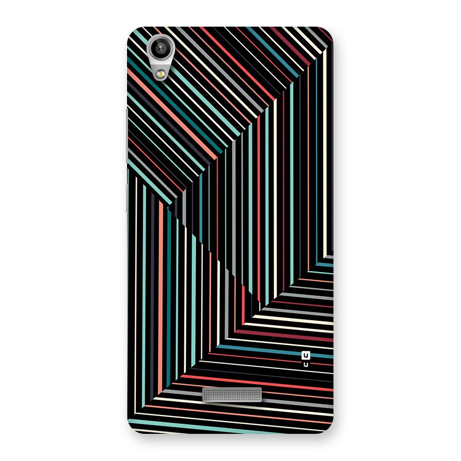 Angulars Stripes Back Case for Lava Pixel V1