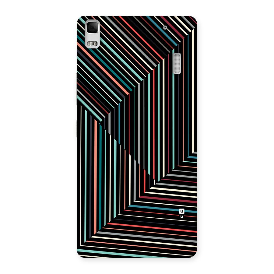 Angulars Stripes Back Case for Lenovo K3 Note