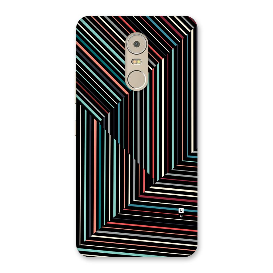 Angulars Stripes Back Case for Lenovo K6 Note