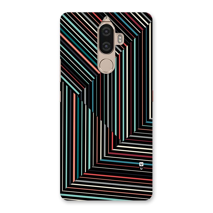 Angulars Stripes Back Case for Lenovo K8 Note